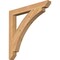 Ekena Millwork Thorton Slat Smooth Bracket, Western Red Cedar, 3 1/2"W x 32"D x 32"H BKT04X32X32THR06SWR - alternate 1